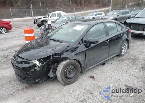 2025 Toyota Corolla Le z USA, uszkodzony, nr VIN 5YFB4MDE1SP298268